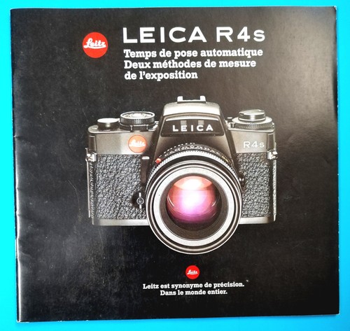 Depliant leica r4s - depliant, leitz