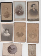 Lotto 8 Carte de Visite (CDV)