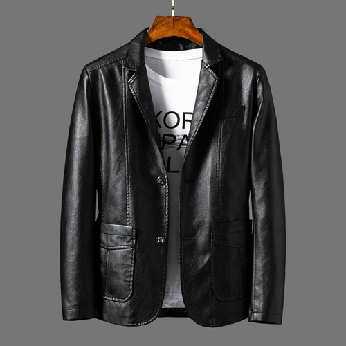 Blazer uomo ecopelle giacca
