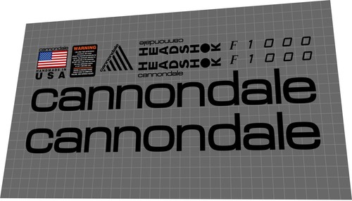 Set decalcomanie cannondale - set,