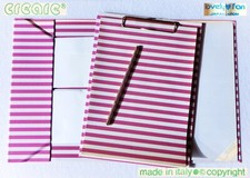 ? CREARE VINTAGE 1980 Stile NAJ Cartella Portablocco Carta Lettere Matita Japan