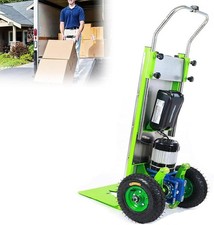 Carrello elevatore elettrico 1200W carico 400kg pieghevole sacco camion carrello