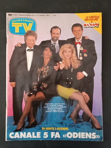 Rivista sorrisi canzoni - rivista, tv