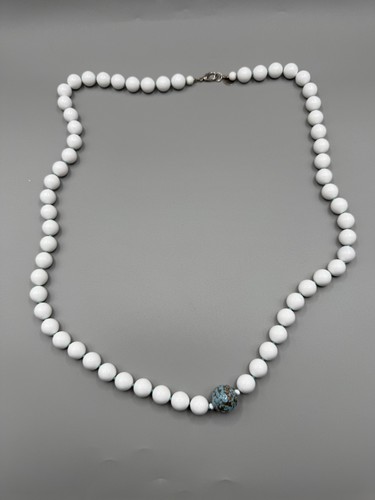 Collana lunga finte perle - collana,