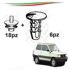 KIT MOLLETTE FISSAGGIO MODANATURE PROTEZIONI LATERALI FIAT PANDA 4X4 dal 1986 