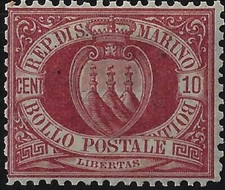 1894 San Marino 10 centesimi