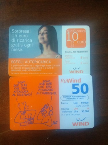 Schede telefoniche wind - schede,