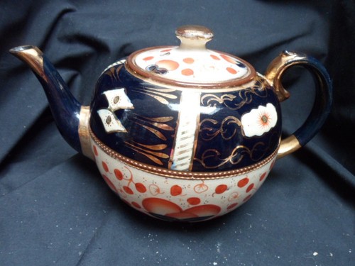 Vintage handpainted teapot - vintage,