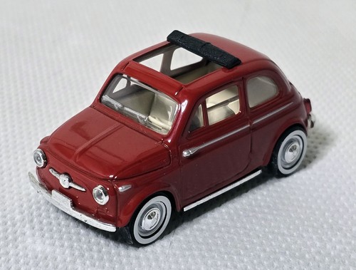 Fiat 500 rossa modellino auto - rossa,,