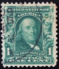 Francobollo usato Stati Uniti