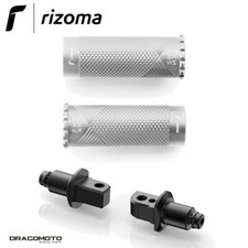 SUZUKI GSR 750 2010-2015 Pedane Snake RIZOMA PE615A PE693B Argento passeggero