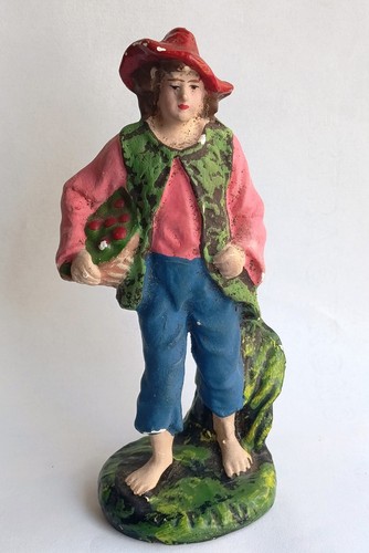 Antica statuina presepe - statuina,