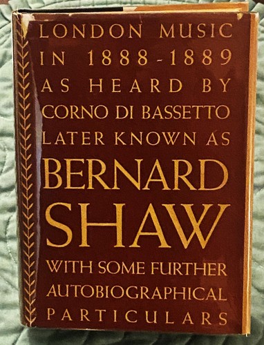 Bernard shaw london music in - bernard,