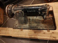  Singer Vecchia Macchina Da Cucire  Ferma Da Restaurare E Avviare.