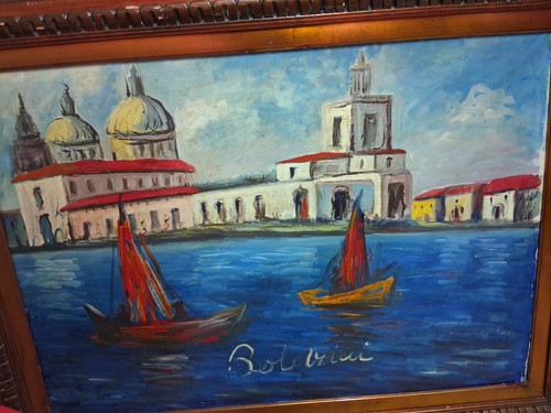 Gustavo boldrini olio - su, tela