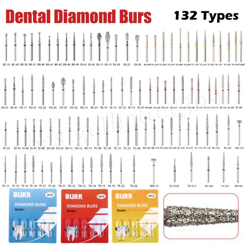 50pcs dental frese diamantate - 50pcs,