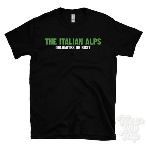 Maglietta alpi italiane - le,