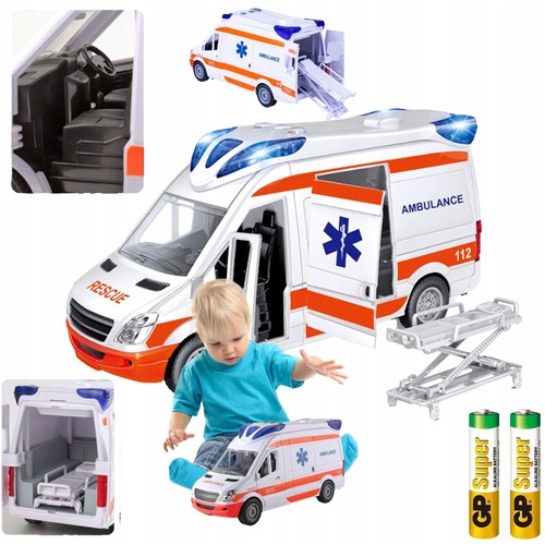 Ambulanza giocattolo con luci - giocattolo,