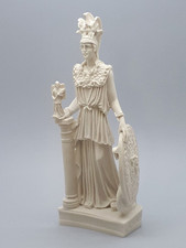 Athena Minerva dea greca romana scultura statua marmo fuso 10 pollici
