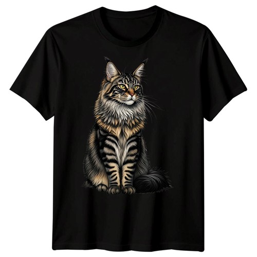 Shirt uomo maine coon gatto - t-shirt,