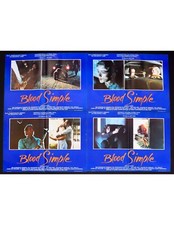 fotobuste BLOOD SIMPLE sangue facile joel ethan coen getz mc dormand horror F275