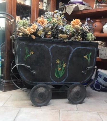 Carrozzina antica antiquariato - carrozzina,
