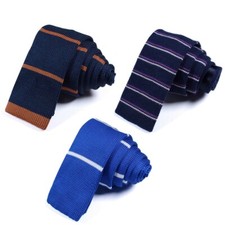 Cravatte uomo in maglia fatte