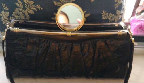 Borsa rettile nera anni - in,