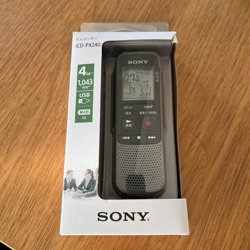 Sony icd px240 recorder - ic, 4gb