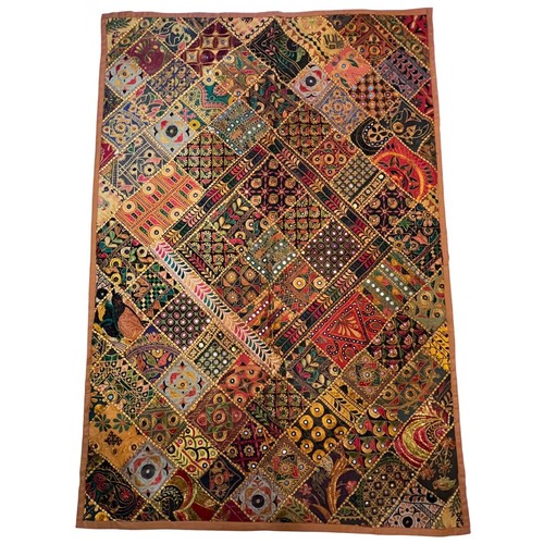 Arazzo patchwork indiano