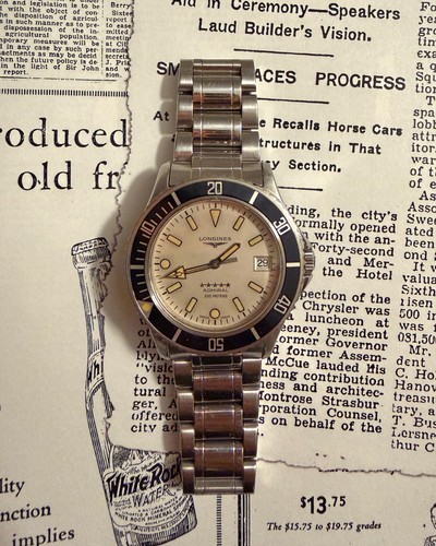 Vintage white dial - white, longines