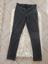 Pantalone donna grigio scuro con fantasia elasticizzato