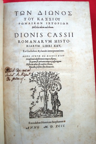 Dion cassius dionis - dion,