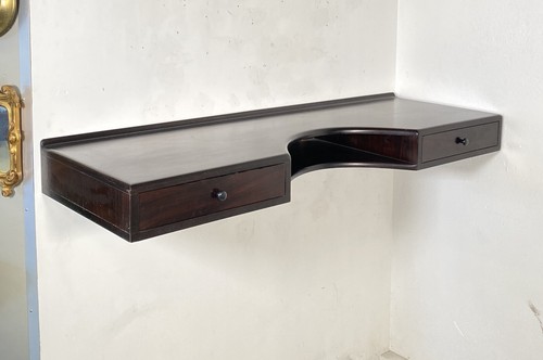 Consolle muro anni - 60, legno
