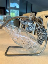 Decanter bottiglia vino in