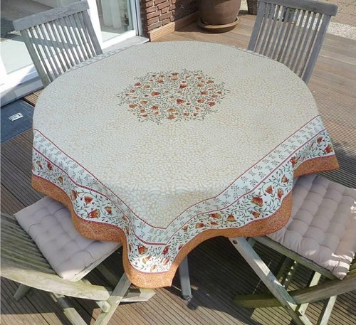 Tischdecke jacquard provence - tischdecke,