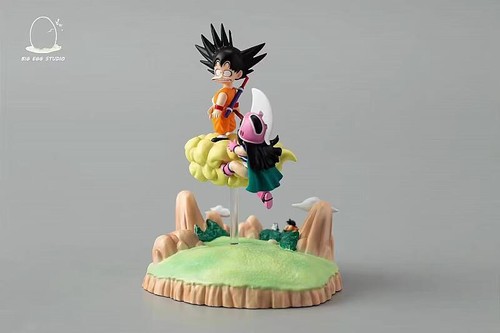 Statuina goku chichi resina - statuina,