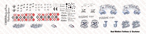 Tatuaggi harley quinn birds - tatuaggi, of