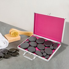 Set 18 pezzi Hot Stone Massage