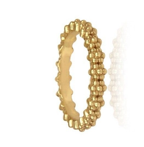 Anello antico fascia floreale