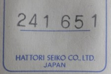 Quarta ruota-fourth wheel 241-651 241651  Seiko H357A 6431A