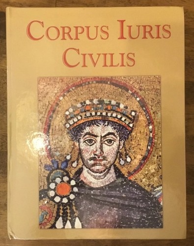 Corpus juris civilis volumes - juris,