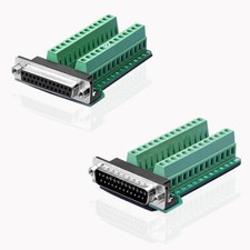 DB26/DB44/D-SUB DB25-G2 M2 25 pin rottura per morsetti PCB connettore