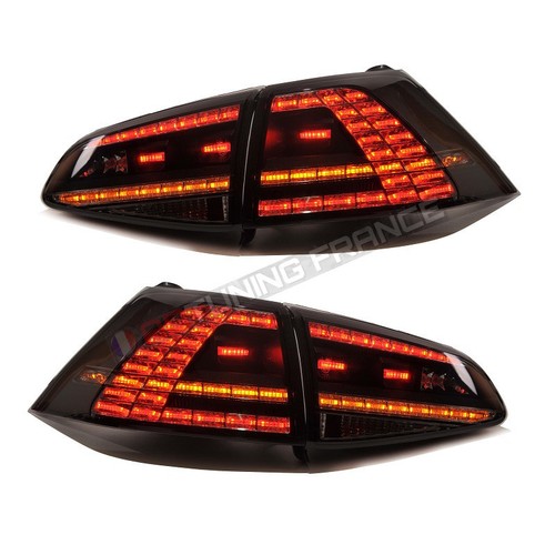 Feux arriere led - led, noir