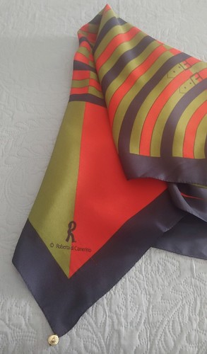 Foulard pochette vintage 80s - , '80s