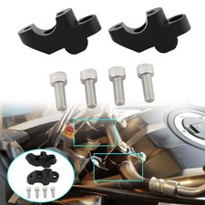 Per Honda NC750X Moto Riser Sollevamento Manubrio Clamp Manubrio Riser Nero
