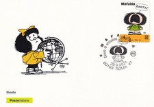 Mafalda cartolina filatelica - mafalda,