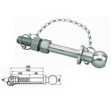 PERNO A SFERA GANCIO TRAINO