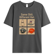 Same Sh*t Different Hat Retro Vintage Funny Sarcastic Women Men's T-Shirt Tees