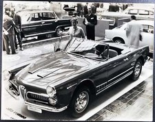 Foto vintage Alfa Romeo 2000 Salone Auto 1957 Ft 35320 - Stampa 21x27 cm